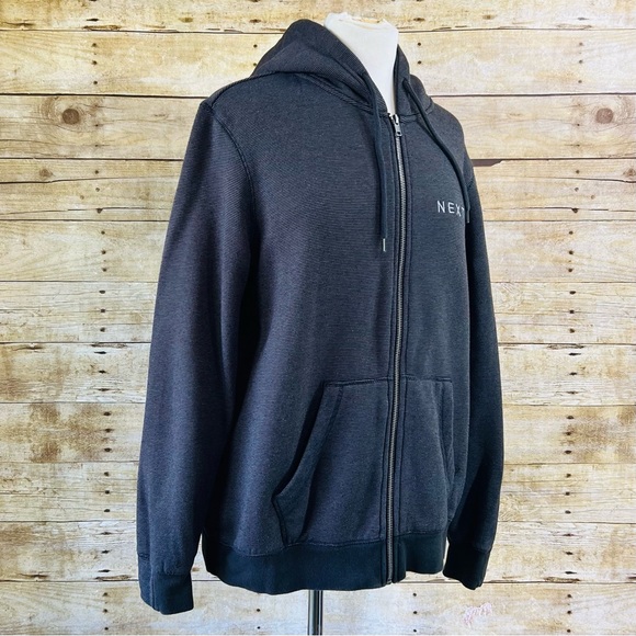 District Made Size XL Men's Charcoal Hoodie - Picture 2 of 9